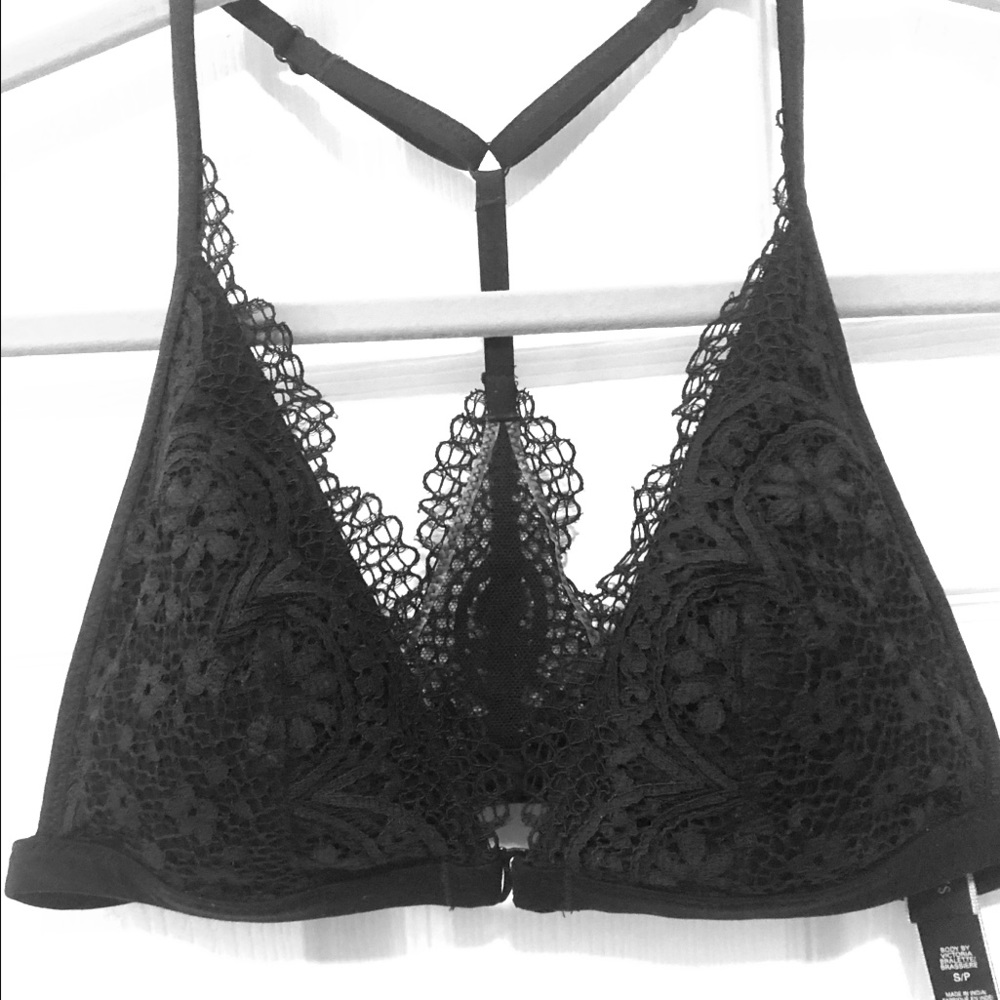 💕Sz. Small Victoria Secret Black Lace Bralette